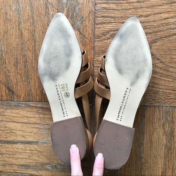 Chinese Laundry tan leather flats (like new!) - Picture 3 of 3